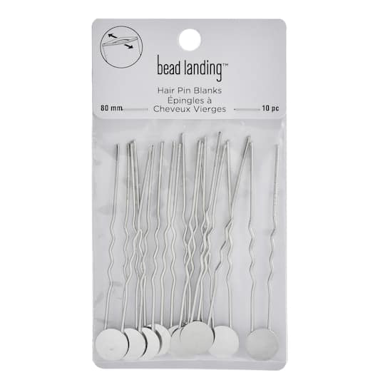 Hair Pins with 12mm Circle Blanks